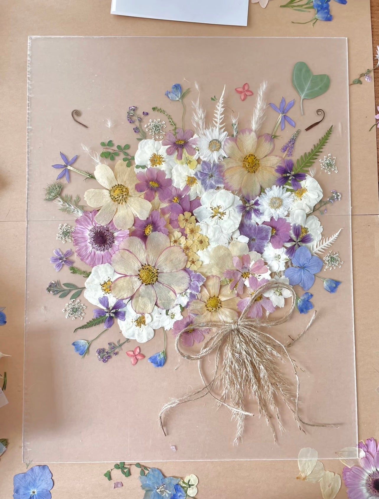 Pressed Flower Frame Artwork Class