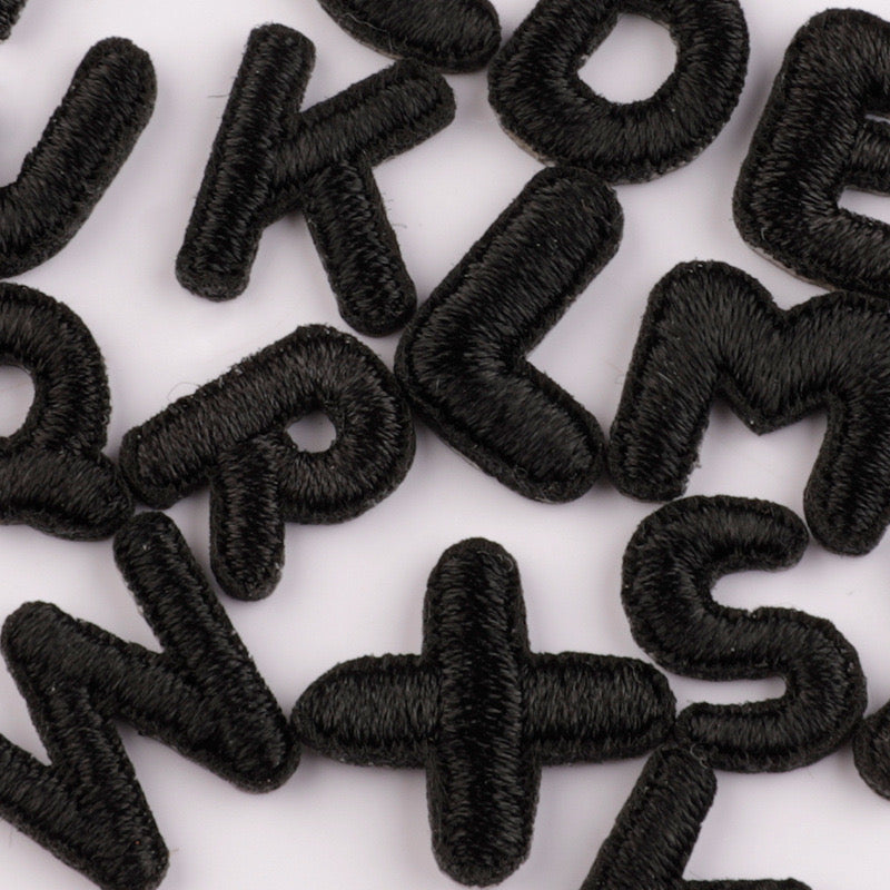 Letter Patch - Black